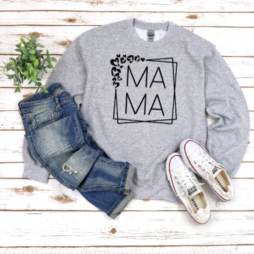 Mama Sweatshirt - Gray